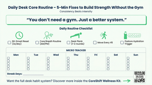[The Desk Core Fixes That Actually Build Strength] (No Gym, No Time? No Problem)