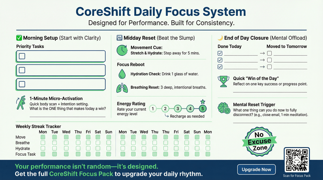 [Productivity &amp; Focus Hacks from CoreShift] (No Willpower? No Problem) - My Store
